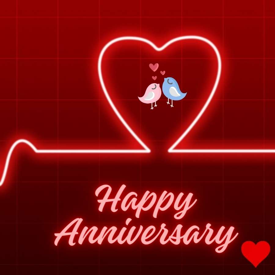 happy anniversary to a beautiful couple