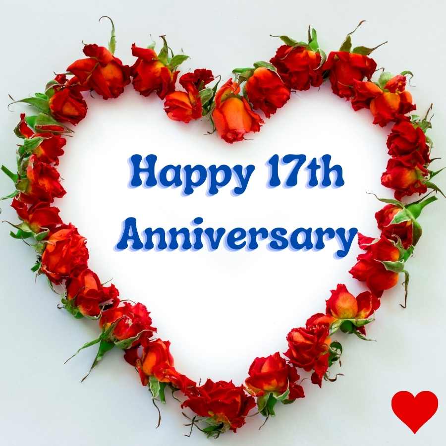 17th anniversary wishes for friend