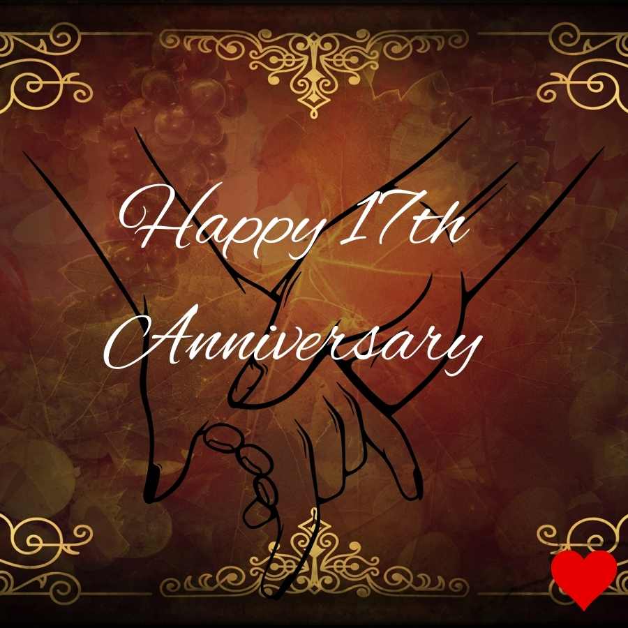 husband happy 17th anniversary images