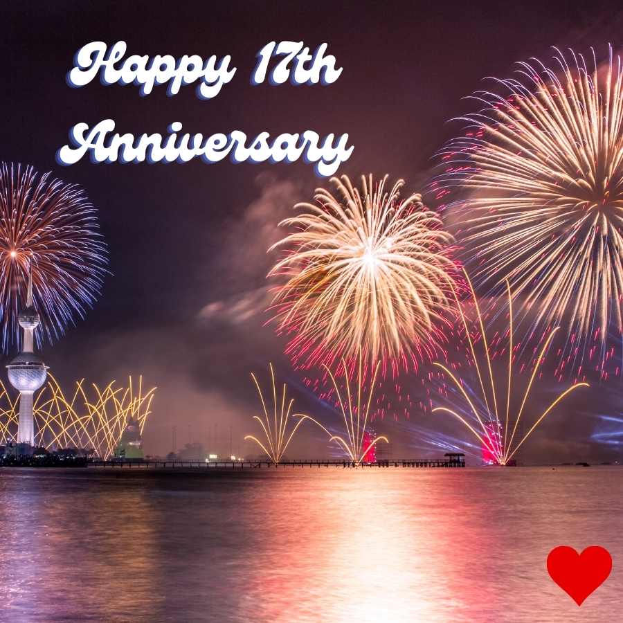 cute happy 17th anniversary images