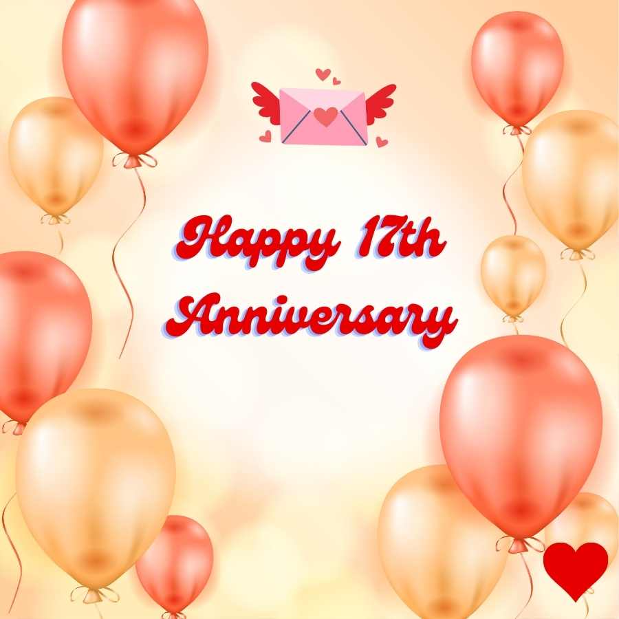 happy 17th anniversary images hd