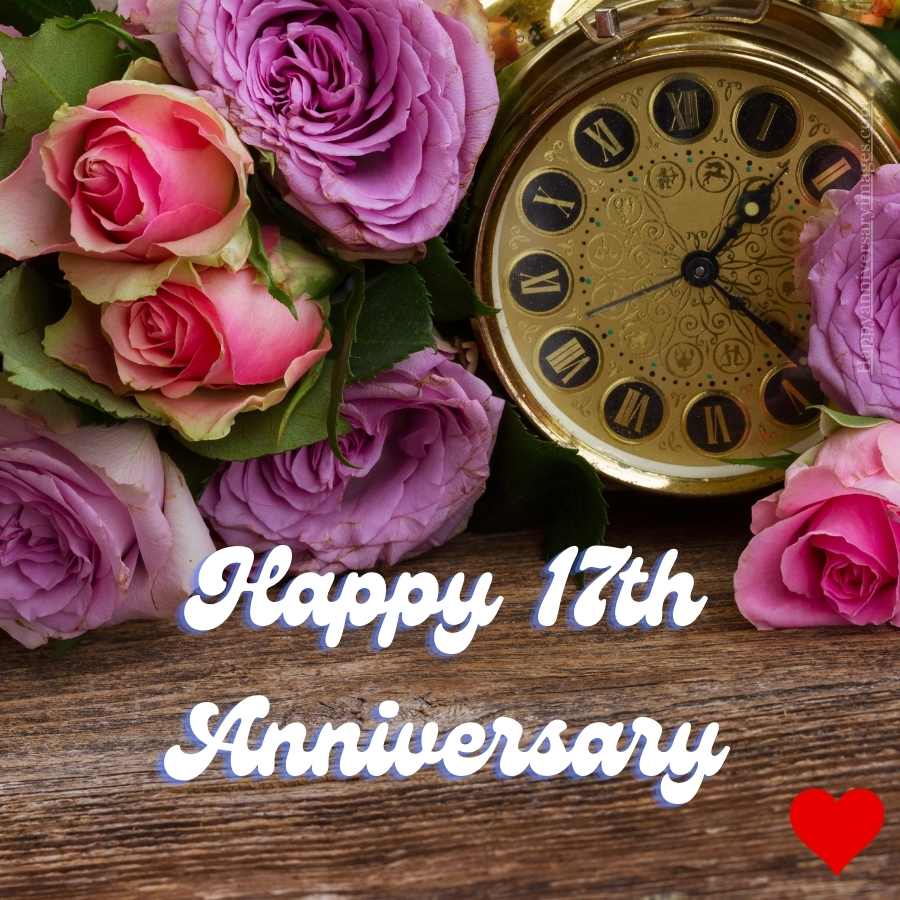 17th wedding anniversary wishes image