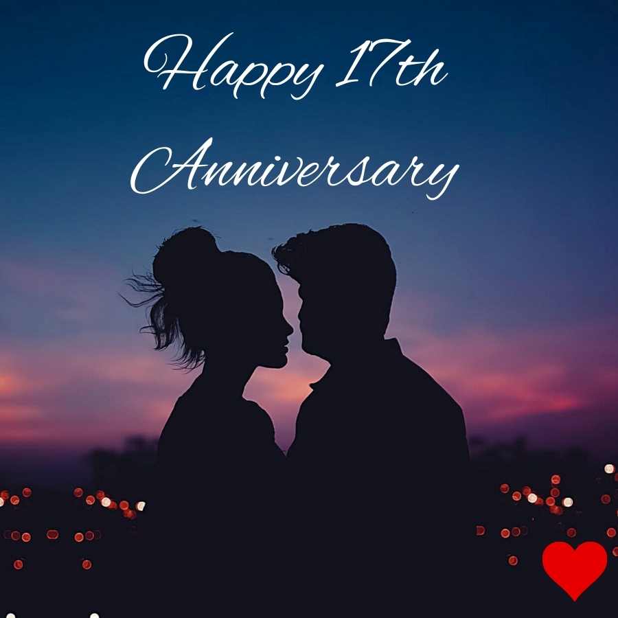 17th wedding anniversary pic