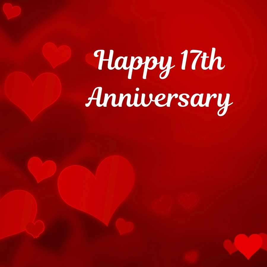 17th wedding anniversary picture