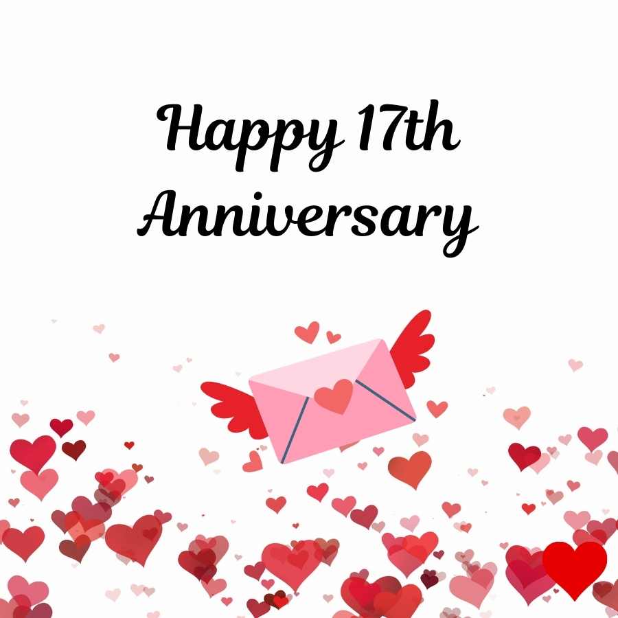 husband happy 17th anniversary image