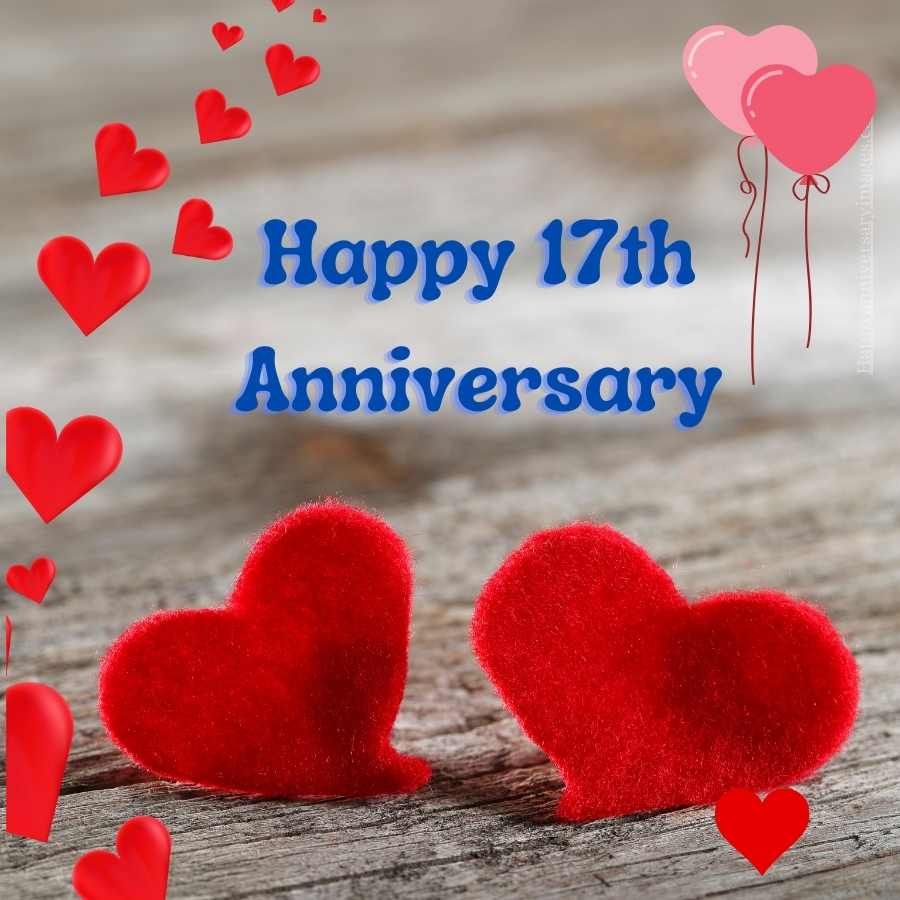 happy 17th anniversary unique image