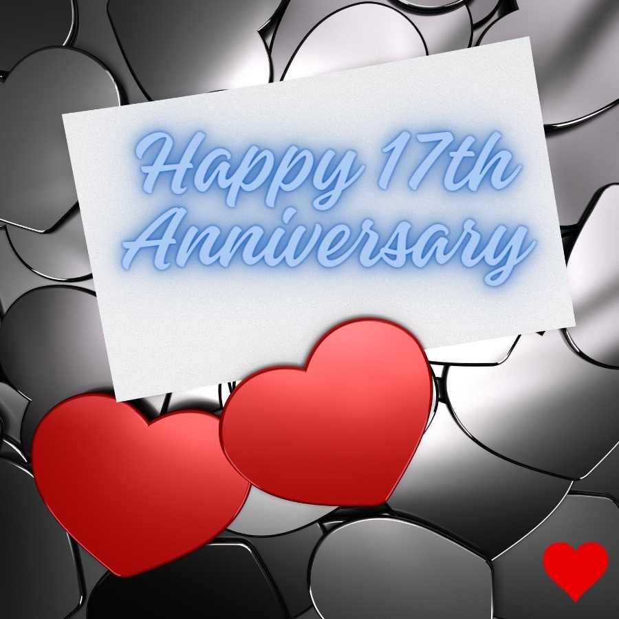 happy 17th anniversary image for couple