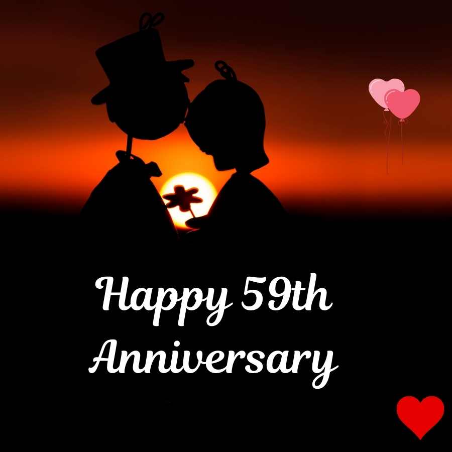 happy 59th wedding anniversary image