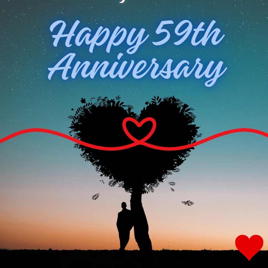happy 59th anniversary for her